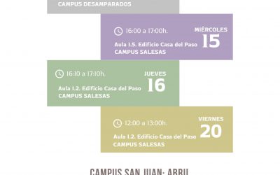 Los talleres “Zona Roja” llegan también a los campus de San Juan y Orihuela